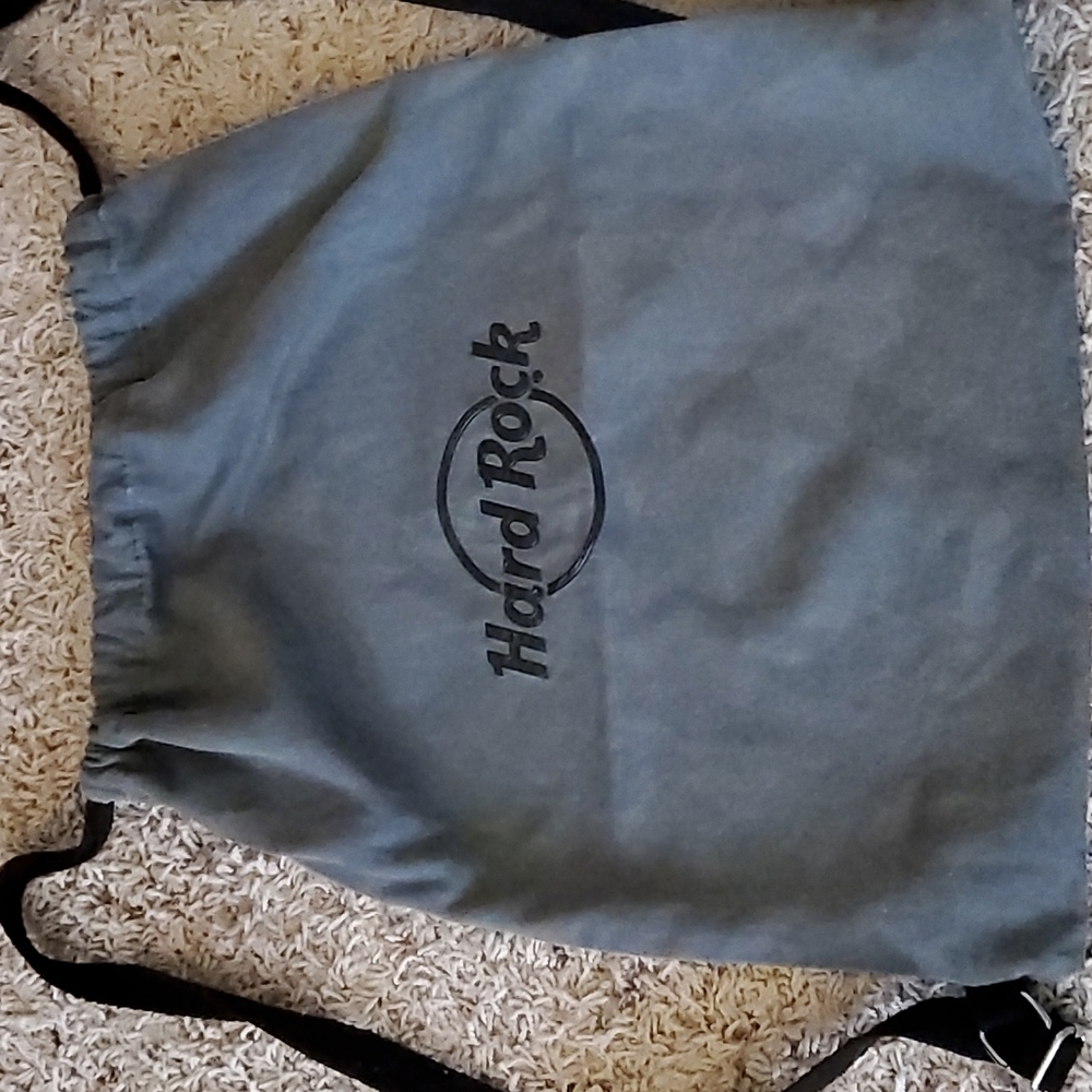 Hard Rock Cafe drawstring backpack